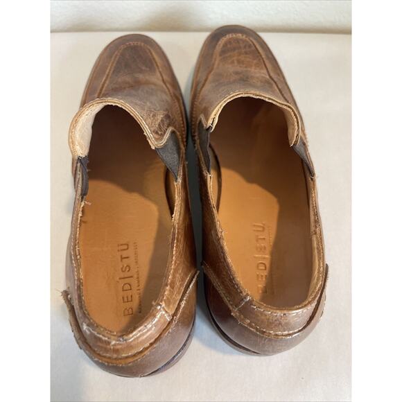 Bed Stu Men’s Scoria Cobbler Brown Leathers Loafers Slip On Size 11 - Picture 7 of 9